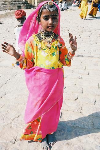 Child Dancer, Rajasthan, India Child Dancer, Rajasthan, India